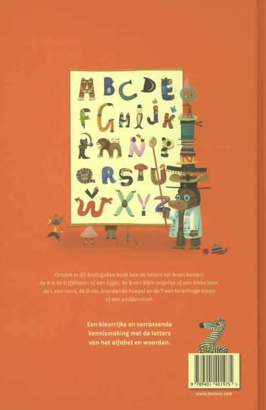 Achterkant van Het leukste abc ter wereld