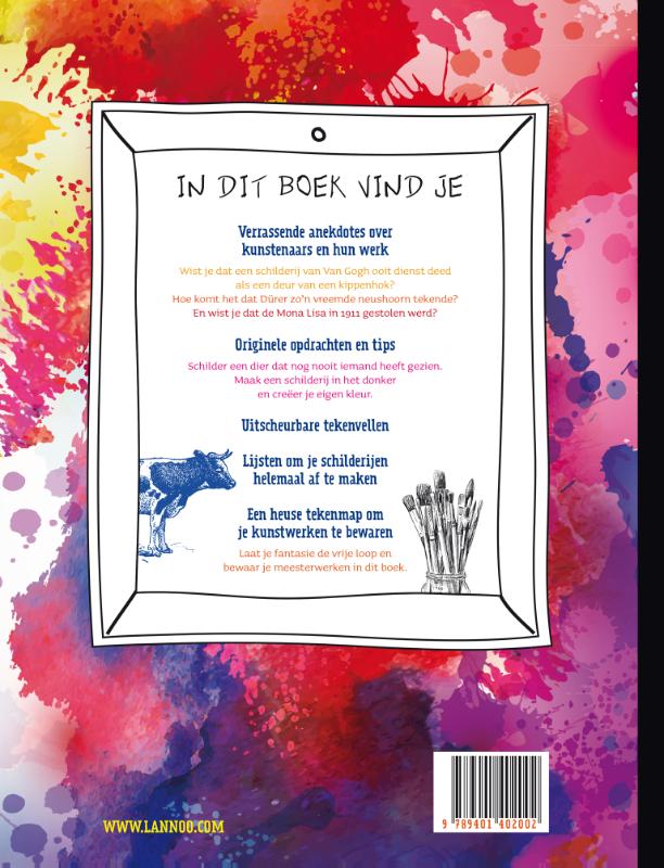 Achterkant van Dat kan een aap schilderen, maar kan jij ook een aap schilderen?
