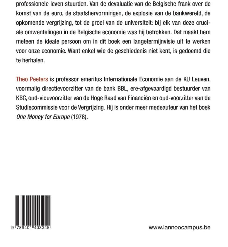 Achterkant van Eigenzinnig in economie