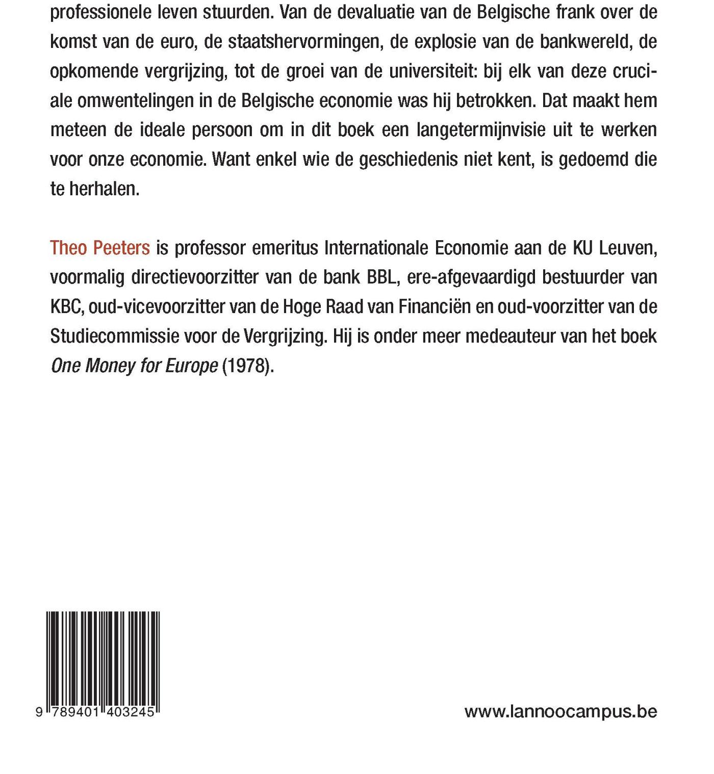 Achterkant van Eigenzinnig in economie