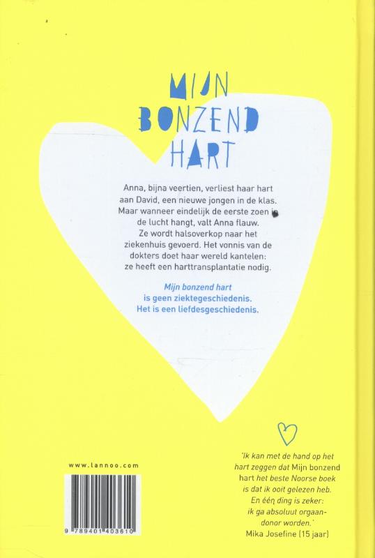 Achterkant van Mijn bonzend hart