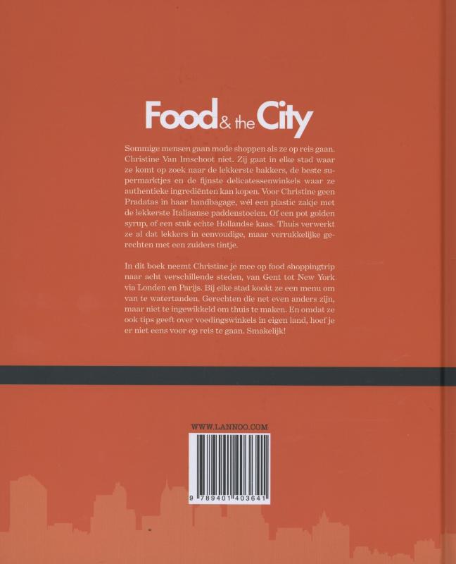 Achterkant van Food and the city