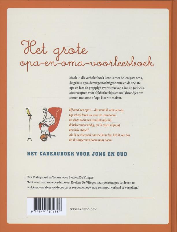 Achterkant van Mijn oma is van peperkoek