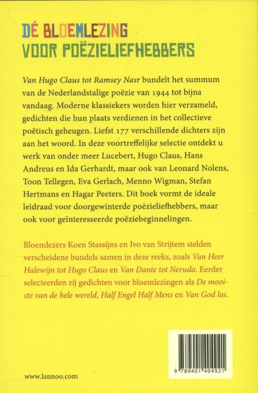 Achterkant van Van Hugo Claus tot Ramsey Nasr