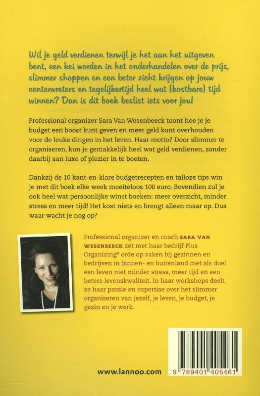 Achterkant van Het slimme budgetboek