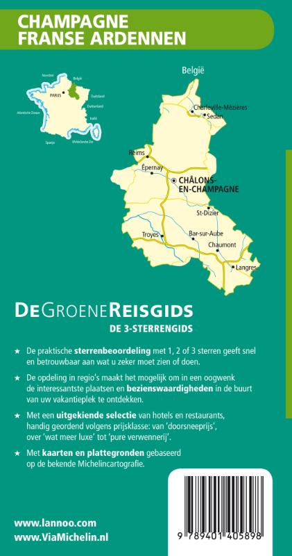 Achterkant van Champagne-Ardennen