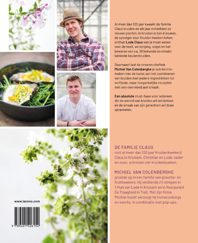 Achterkant van Kruiden in tuin & keuken