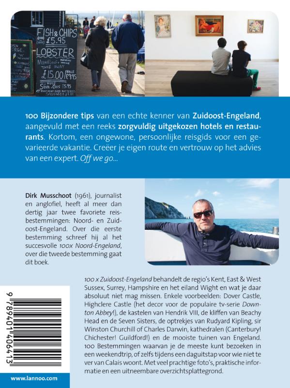 Achterkant van 100x Zuidoost-Engeland