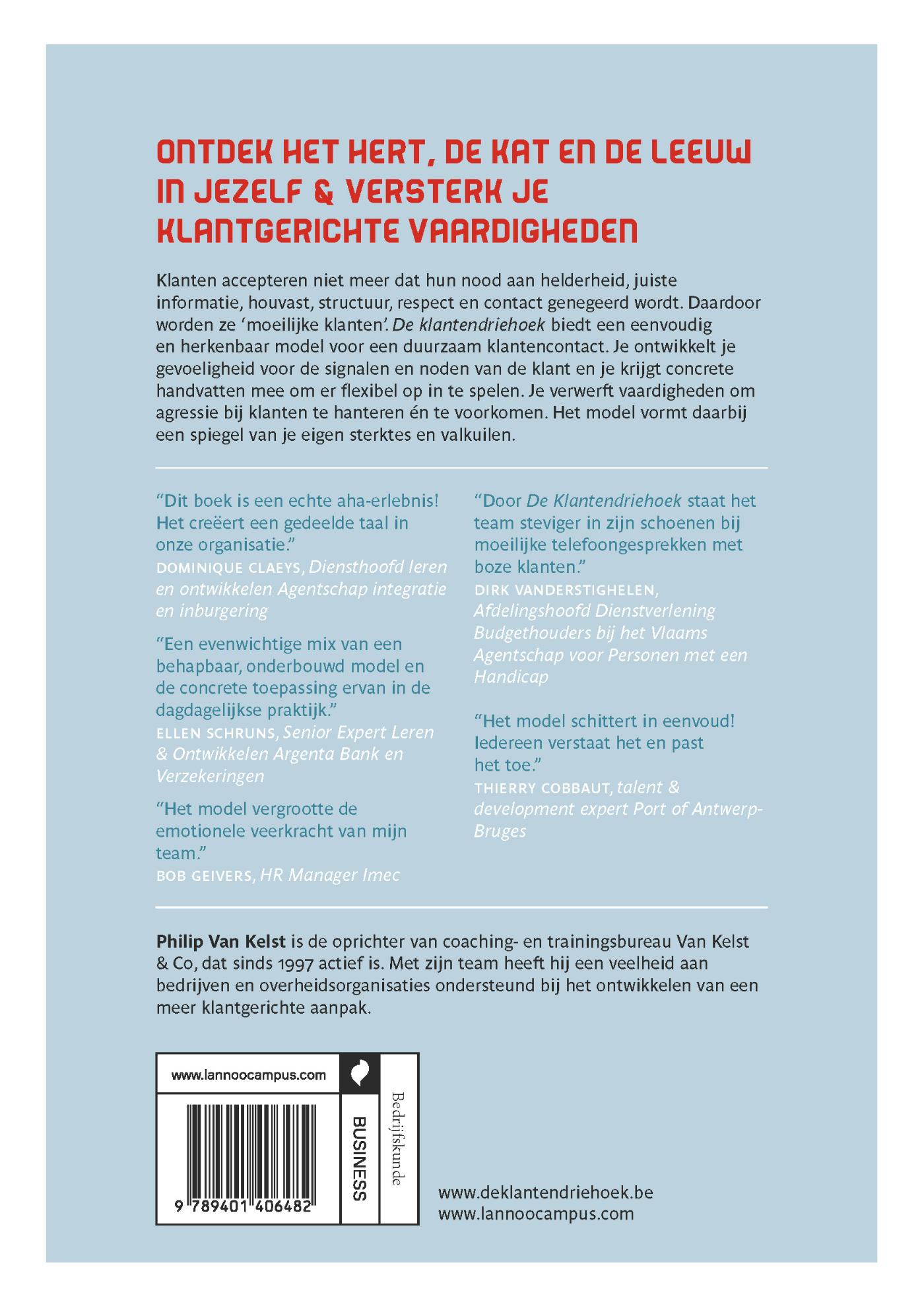 Achterkant van De klantendriehoek