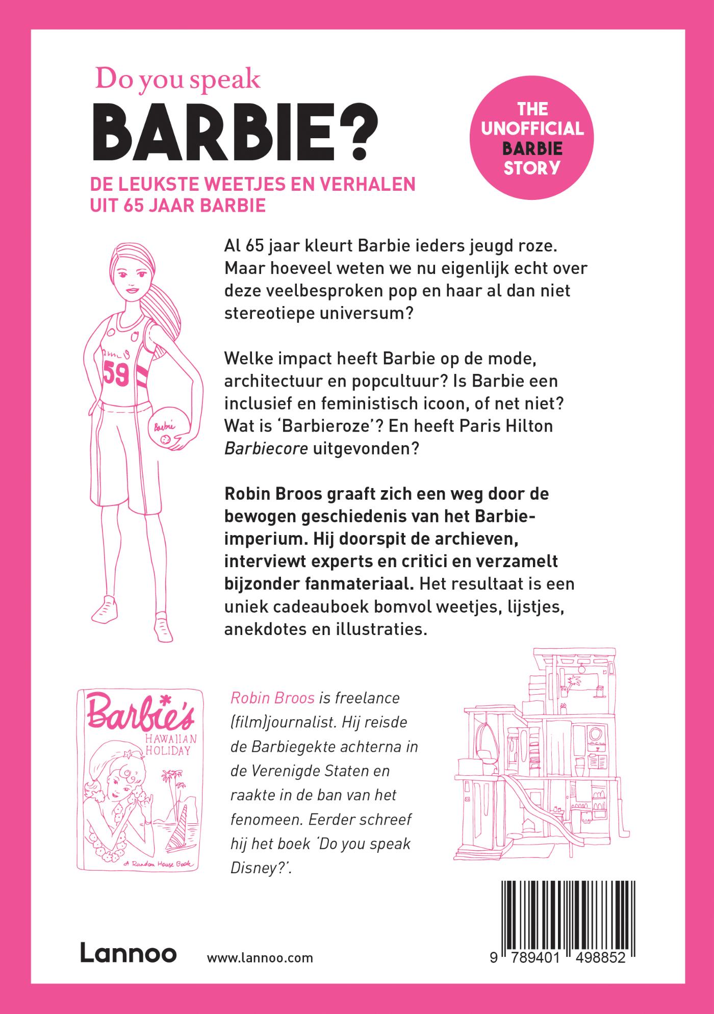 Achterkant van Do you speak Barbie?