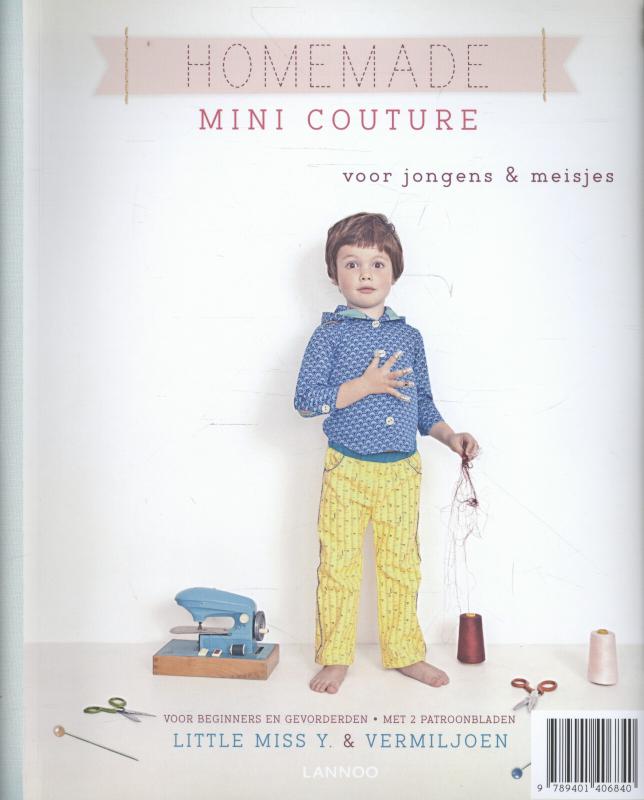Achterkant van Homemade mini couture