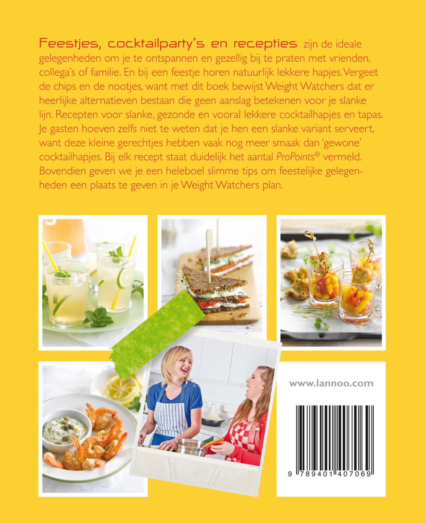 Achterkant van Hapjes om van te genieten