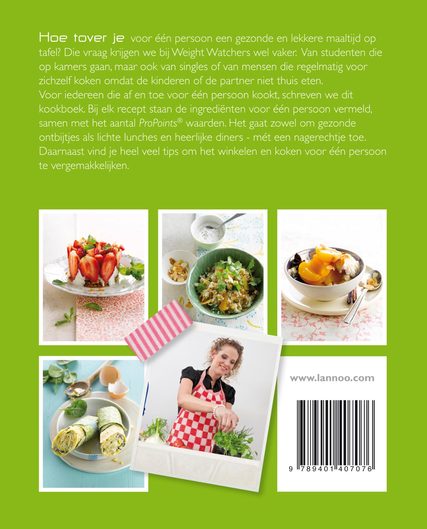 Achterkant van Koken voor een