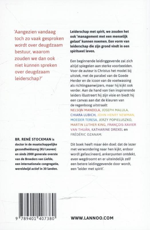 Achterkant van Leiderschap met spirit