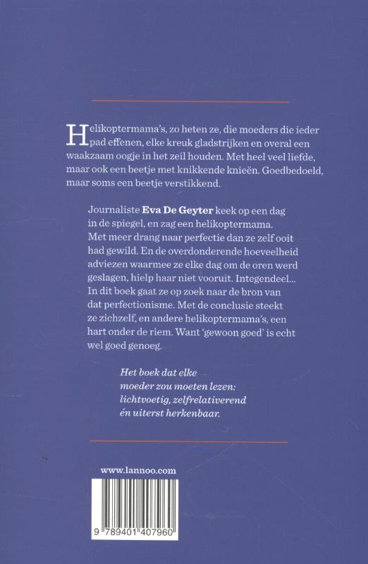 Achterkant van Help, ik ben een helikoptermama