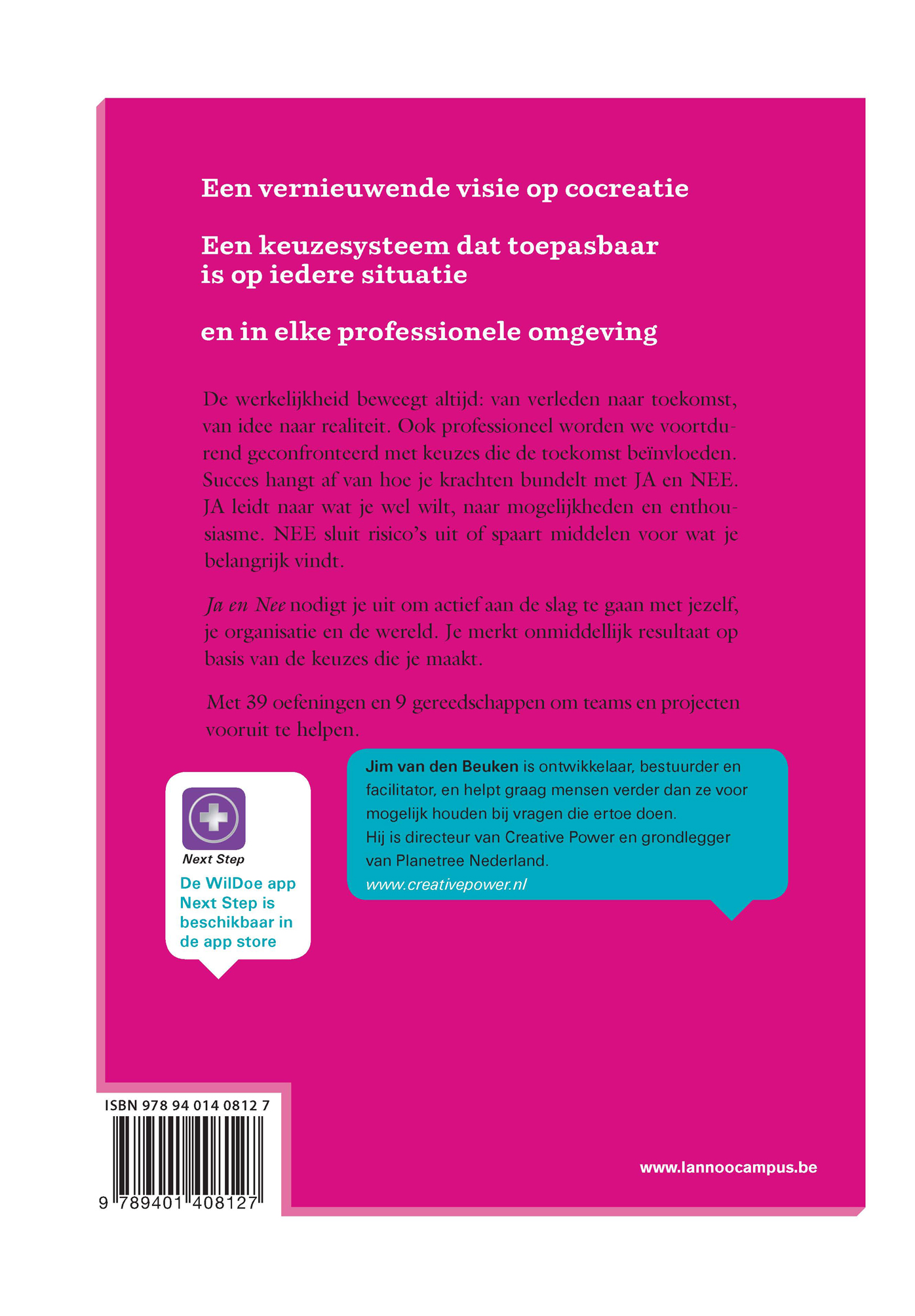Achterkant van Ja en nee