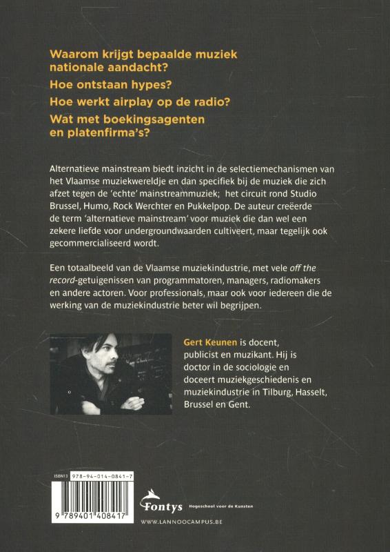 Achterkant van Alternatieve mainstream