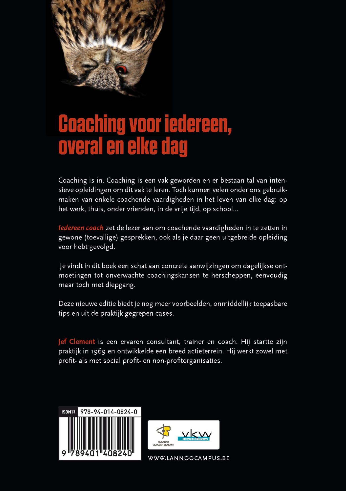Achterkant van Iedereen coach