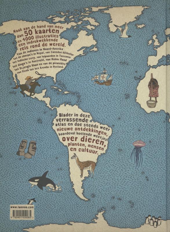 Achterkant van Atlas