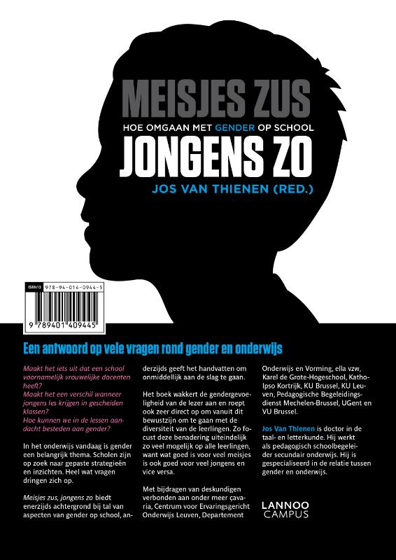 Achterkant van Meisjes zus, jongens zo