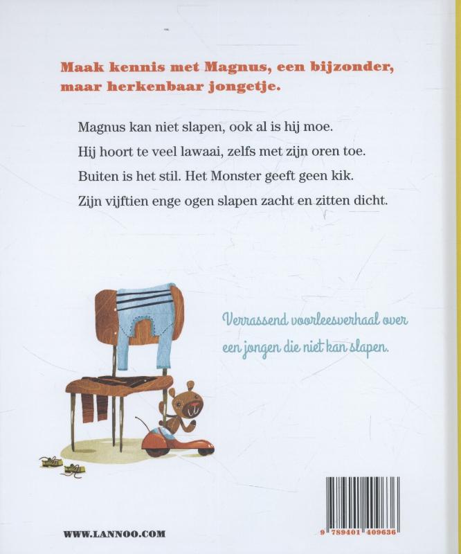 Achterkant van Magnus kan niet slapen