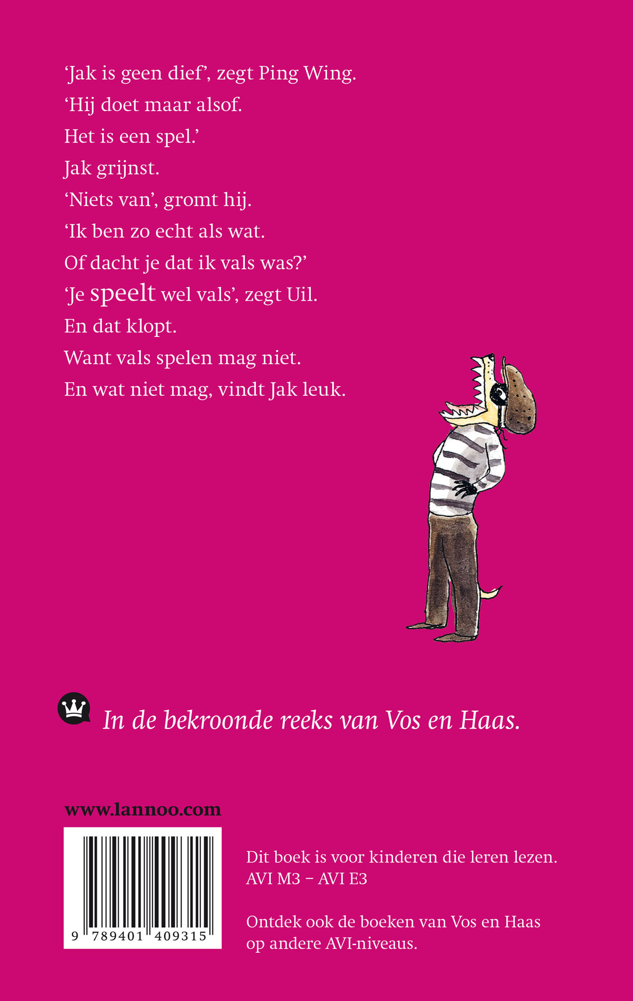 Achterkant van Het spel van Jak - Vos en Haas (E-boek)