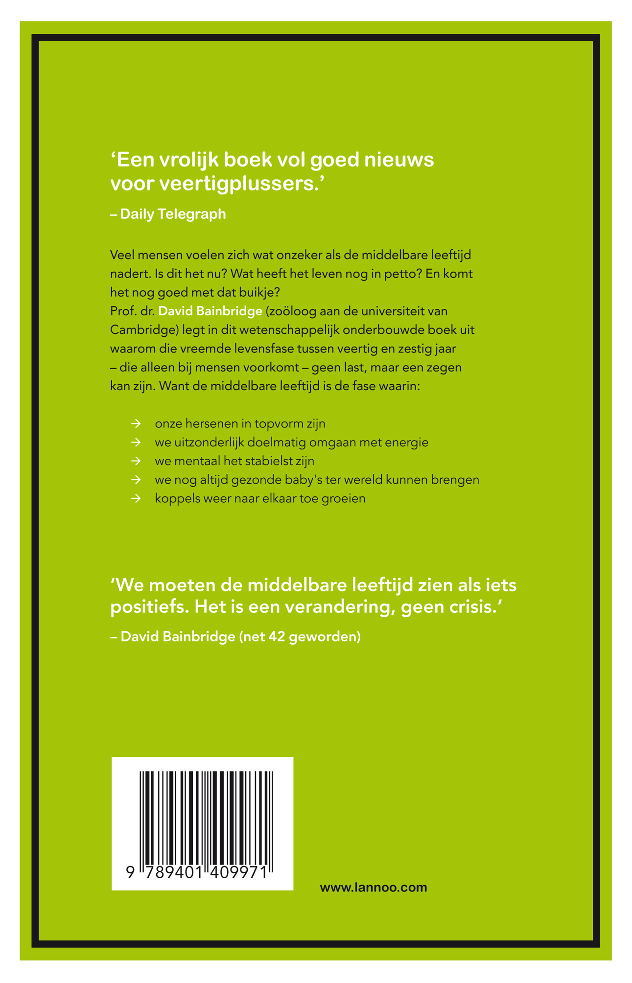 Achterkant van De Midlife Mythe