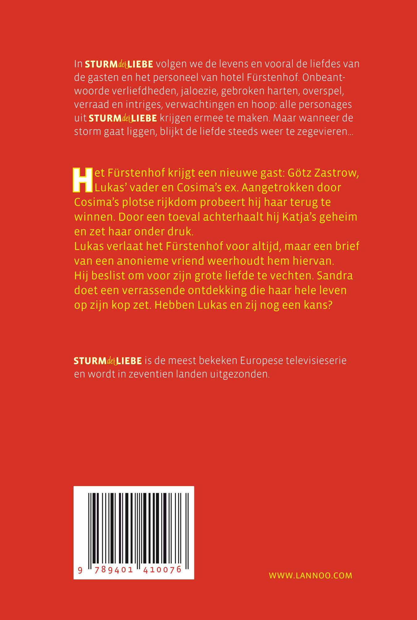 Achterkant van Op hoop van zege