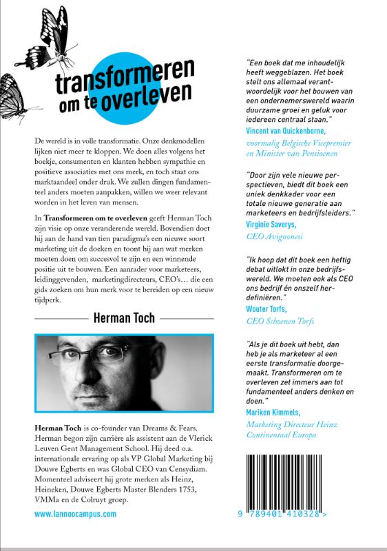 Achterkant van Transformeren om te overleven