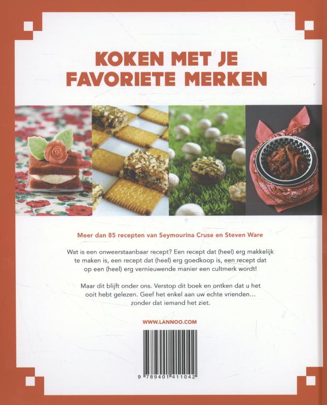 Achterkant van Koken met je favoriete merken