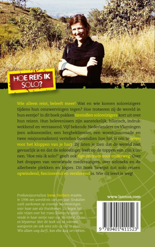 Achterkant van Hoe reis ik solo?