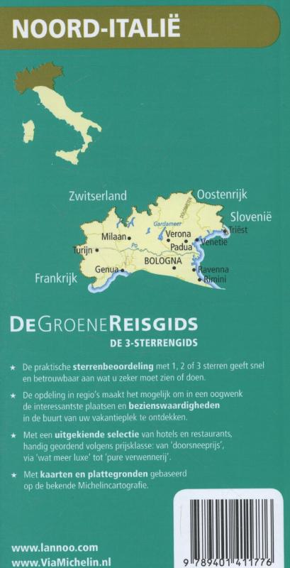 Achterkant van Noord-Italie