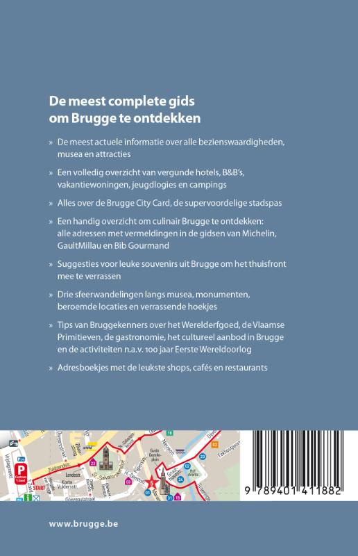 Achterkant van Brugge stadsgids 2014