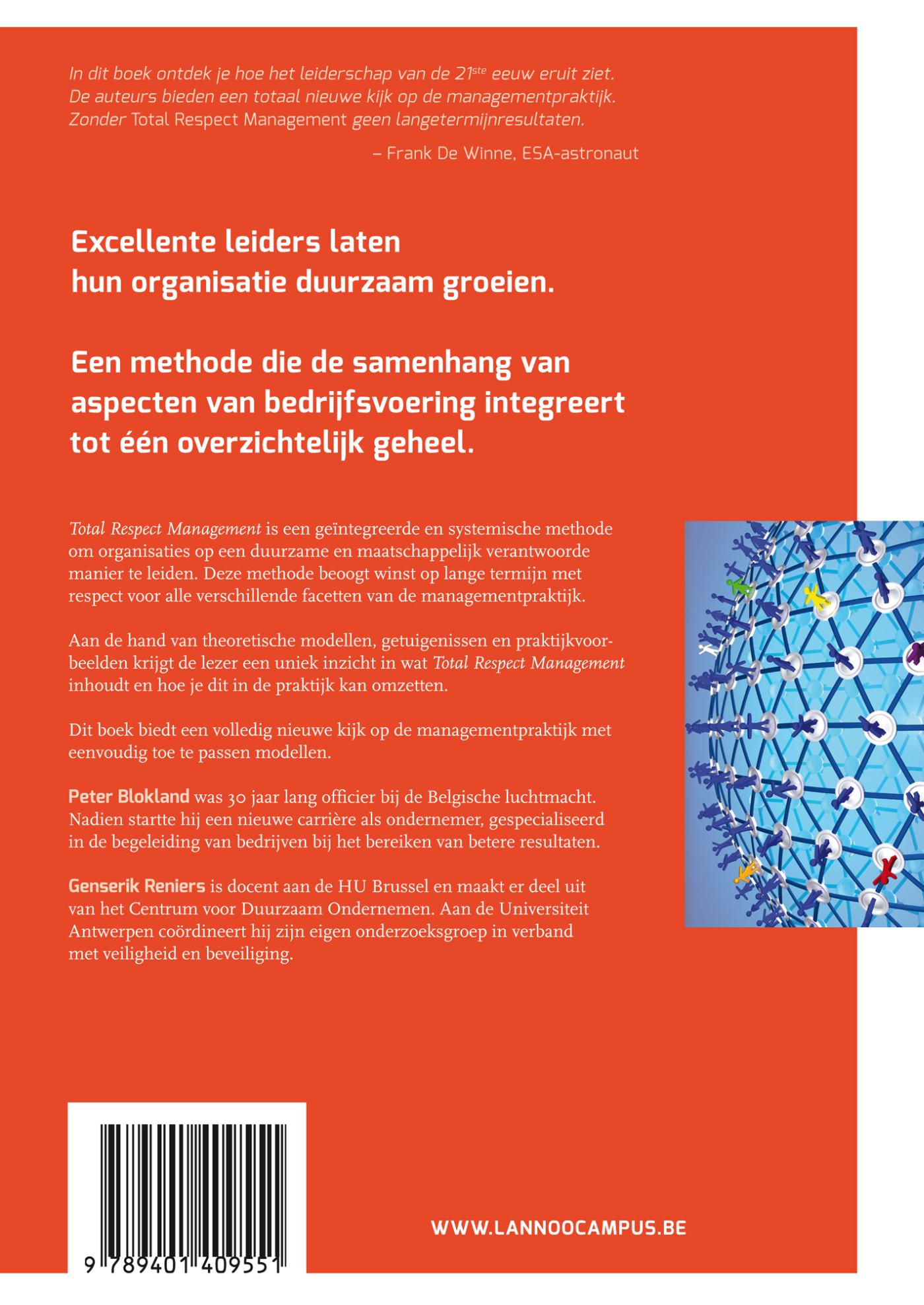 Achterkant van Total respect management
