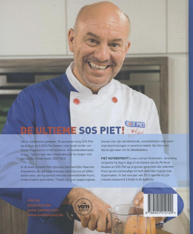 Achterkant van SOS Piet X