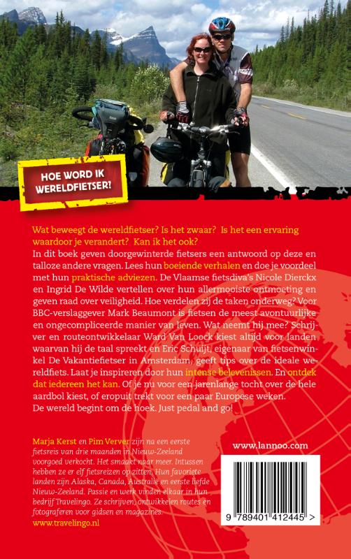 Achterkant van Hoe word ik wereldfietser?