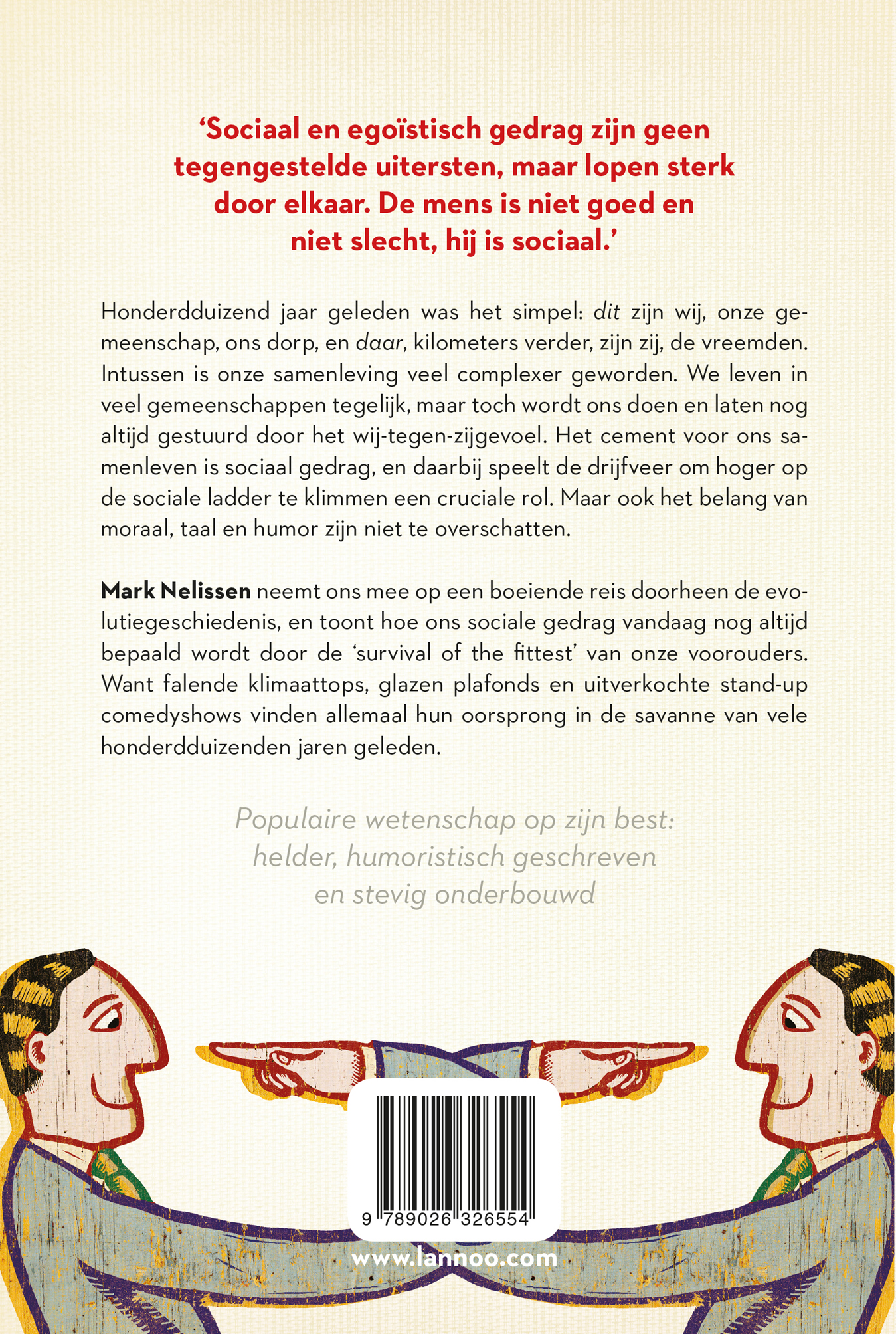 Achterkant van De club van ik