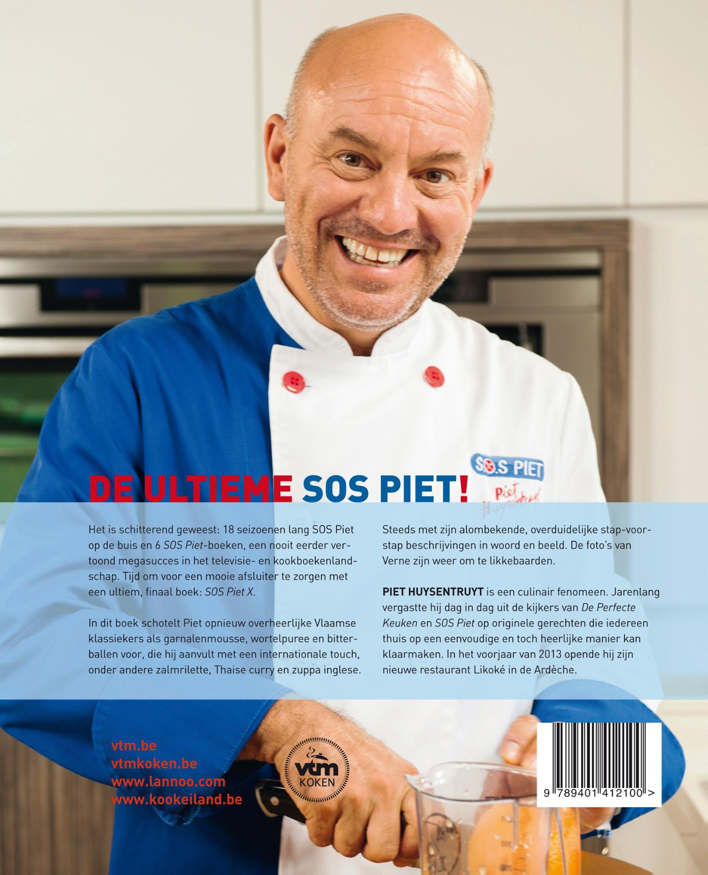 Achterkant van SOS Piet X