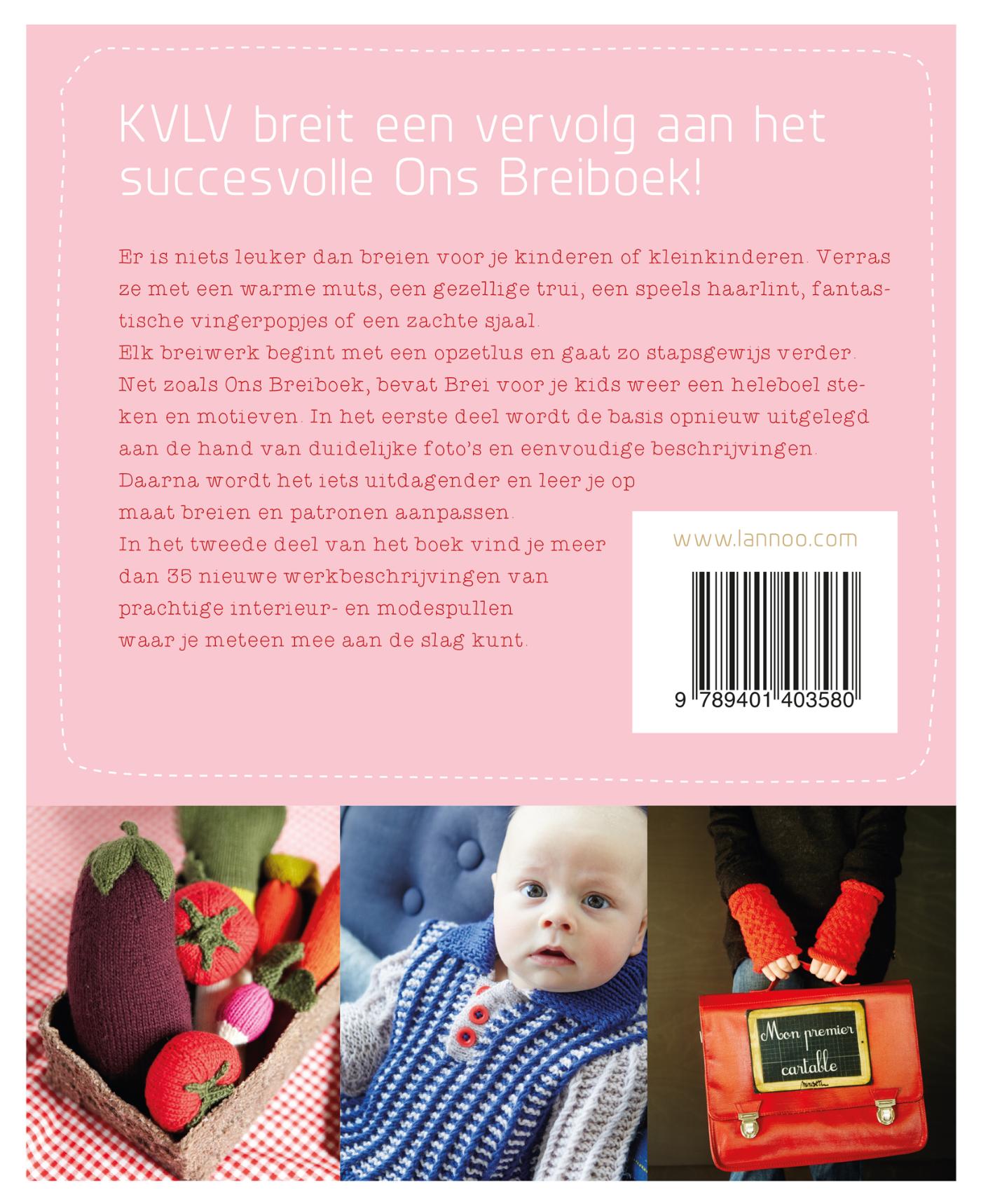 Achterkant van Brei voor je kids