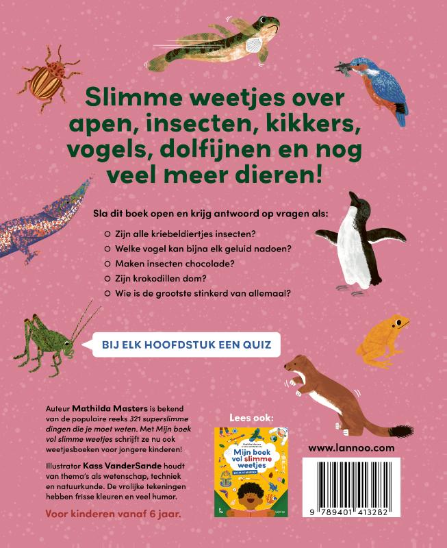 Achterkant van Mijn boek vol slimme weetjes over dieren