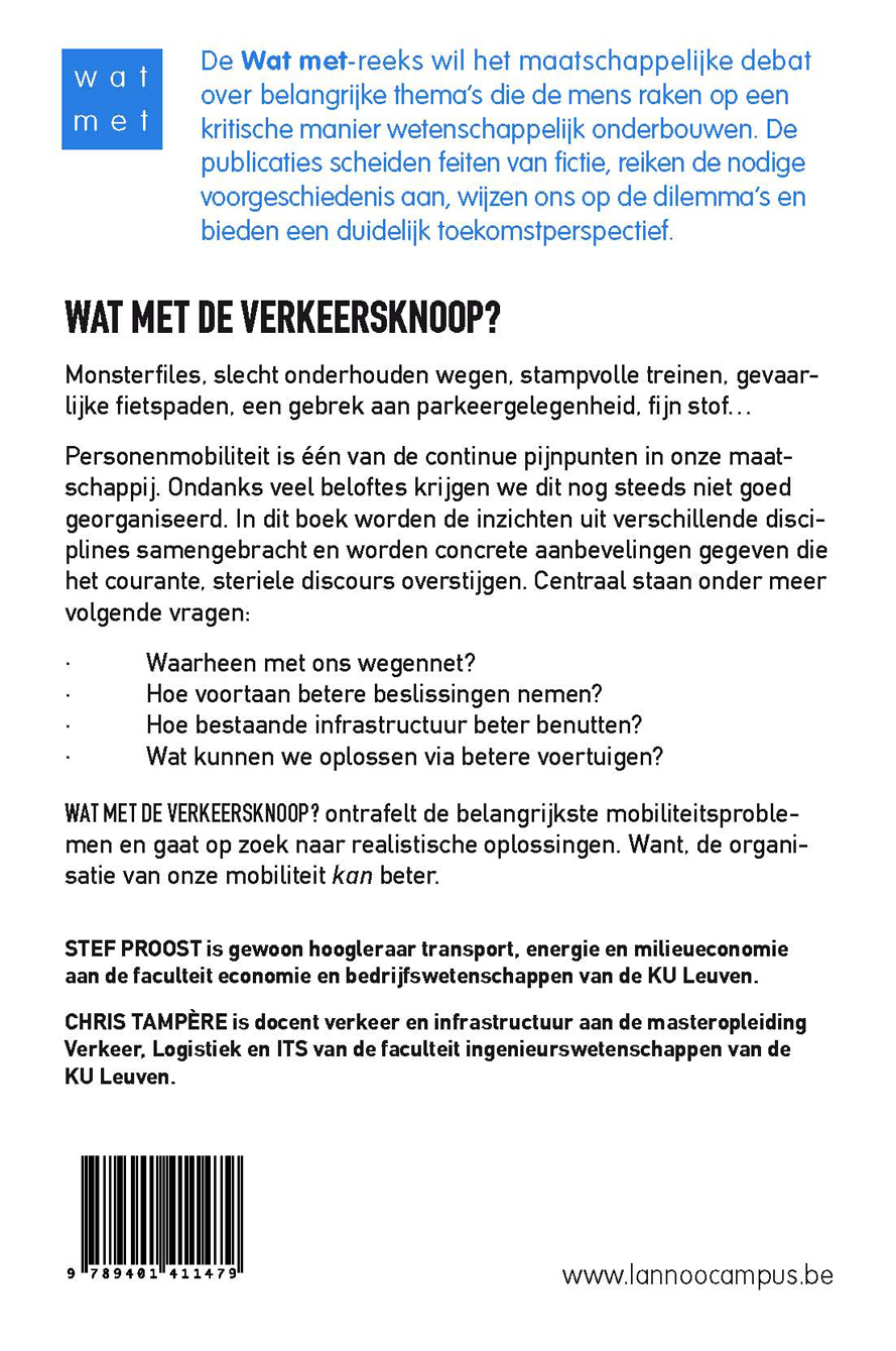 Achterkant van Wat met de verkeersknoop?