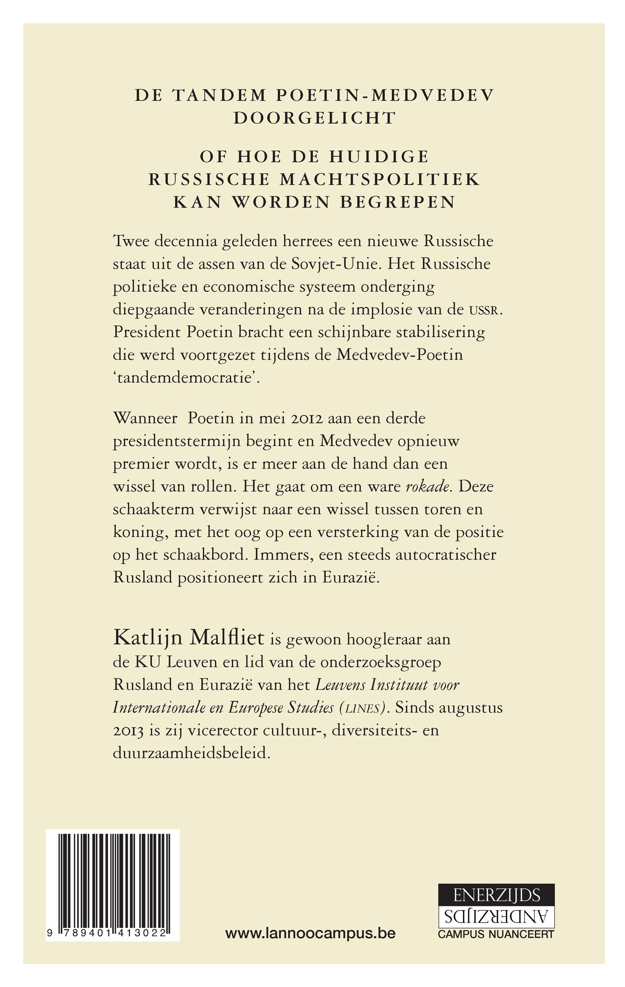 Achterkant van De Russische rokade