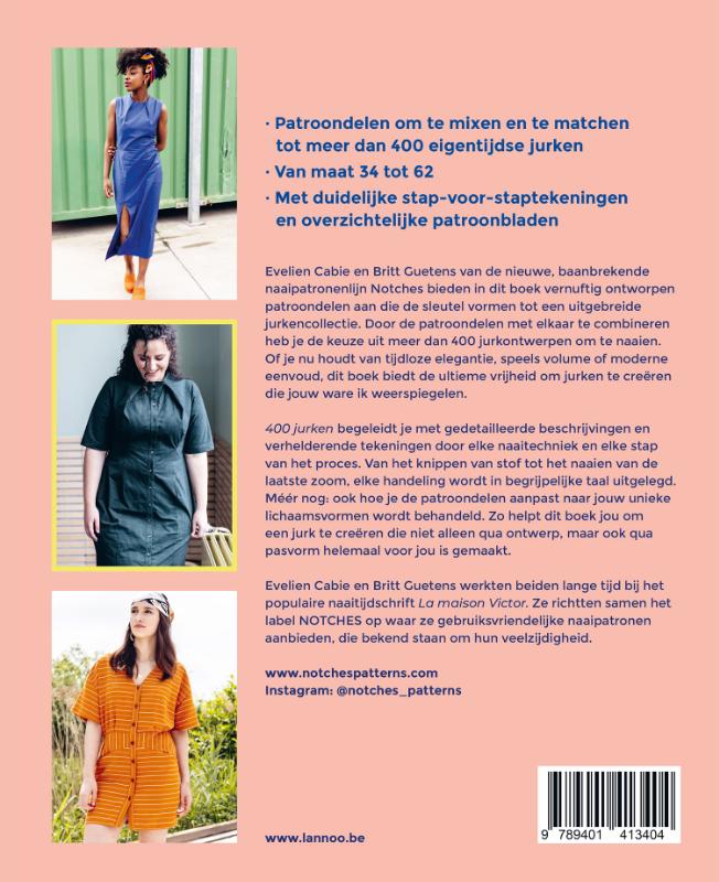 Achterkant van 400 jurken