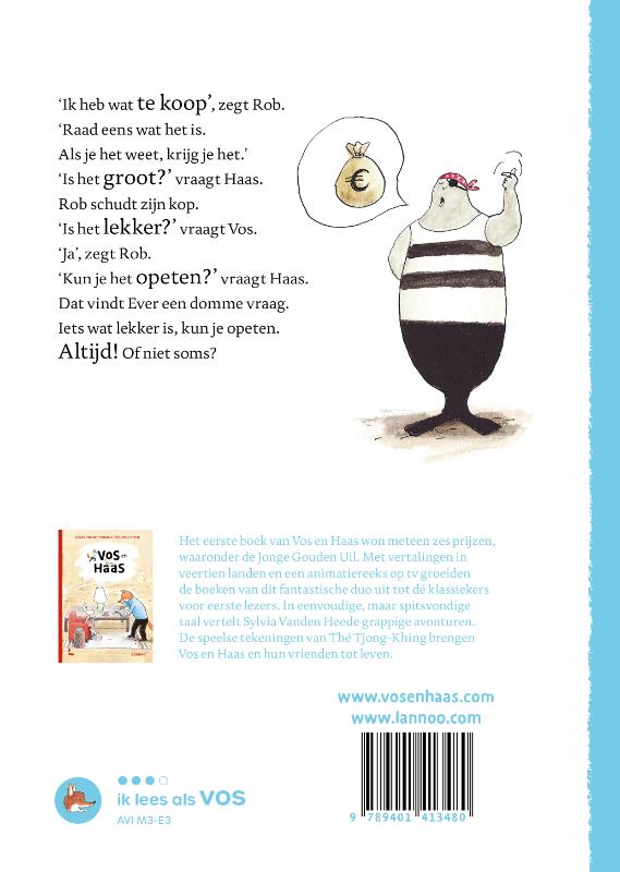 Achterkant van Het raadsel van Rob