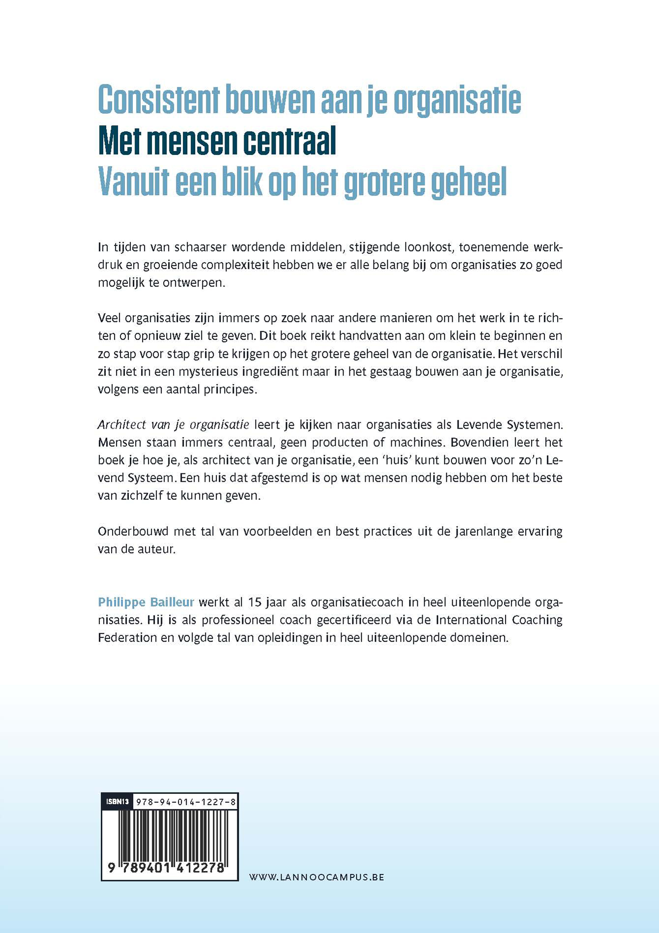 Achterkant van Architect van je organisatie