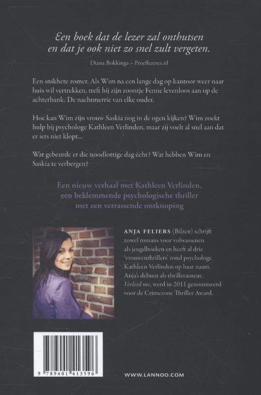 Achterkant van Vergeet mij niet