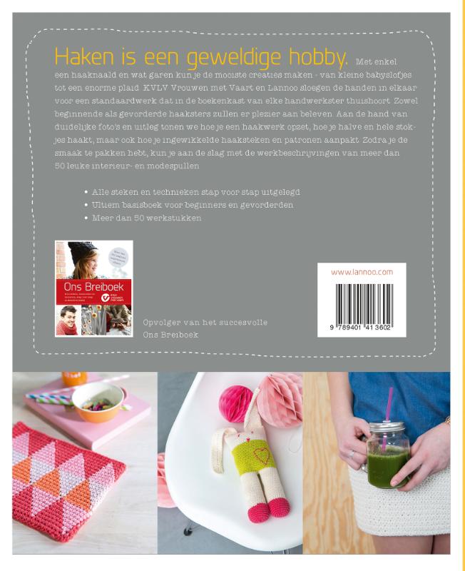 Achterkant van Ons haakboek
