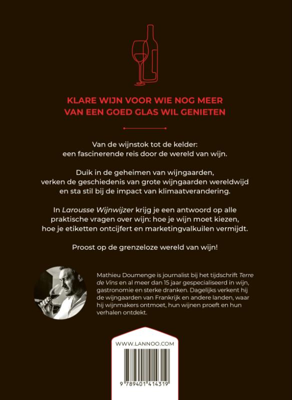 Achterkant van Larousse Wijnwijzer