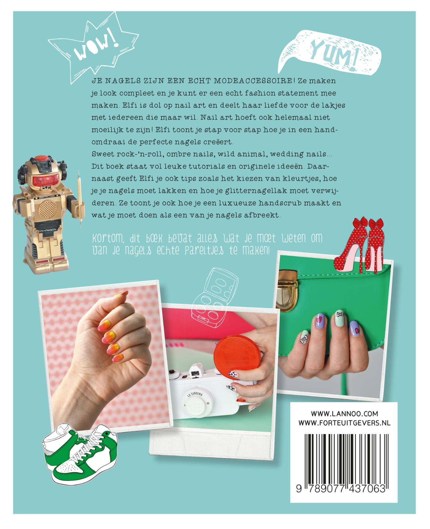 Achterkant van Happy nails
