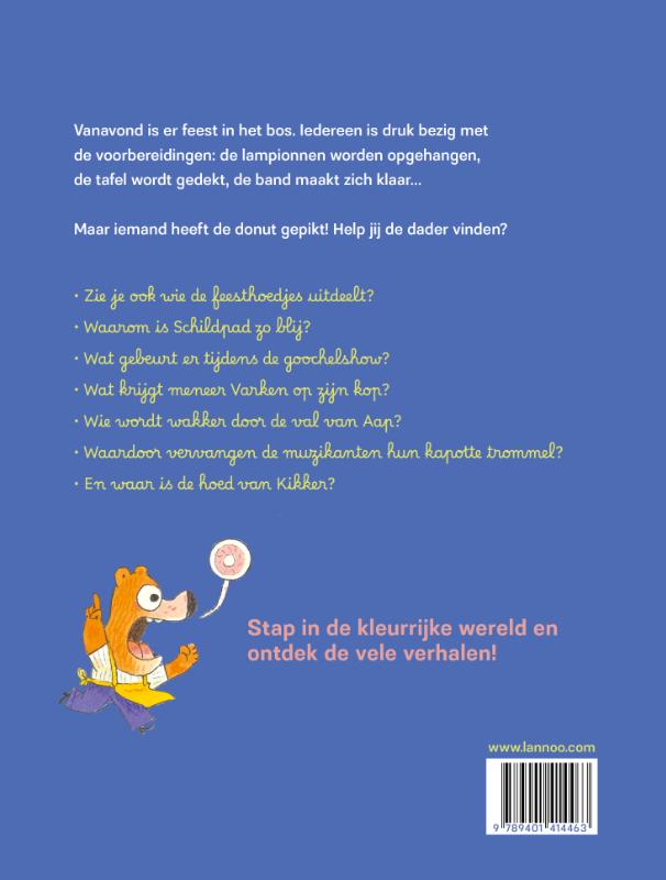 Achterkant van De donutdief